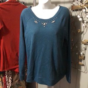 Loft blue sweatshirt size medium
